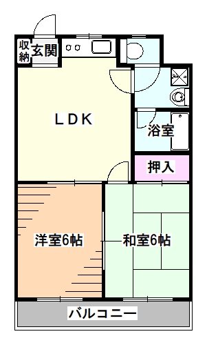 アーバン貫井 間取り図