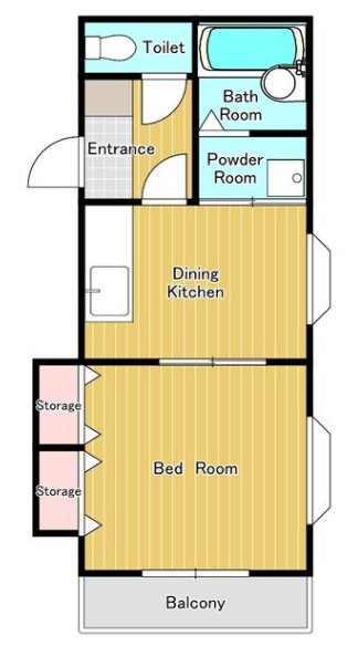 サンパレス東所沢 間取り図