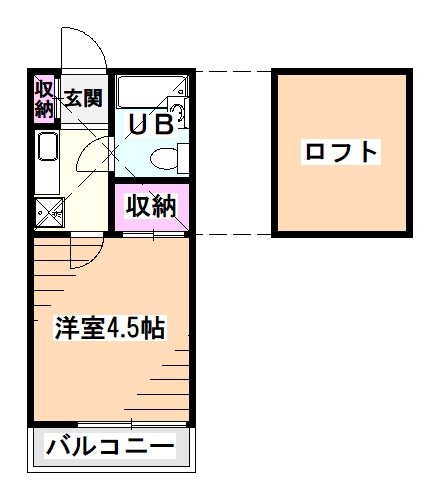 レオドリーム所沢 間取り図