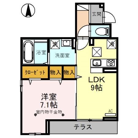 フレラウム 間取り図