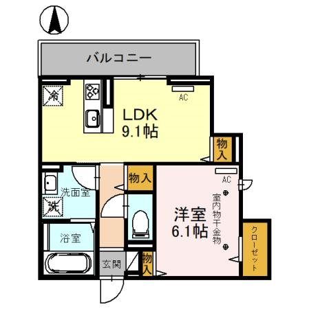 フレラウム 間取り図