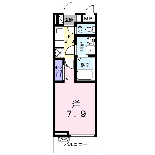 コリーヌ ソレイユⅡ 間取り図