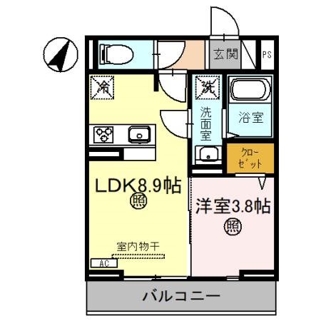 クエル 間取り図