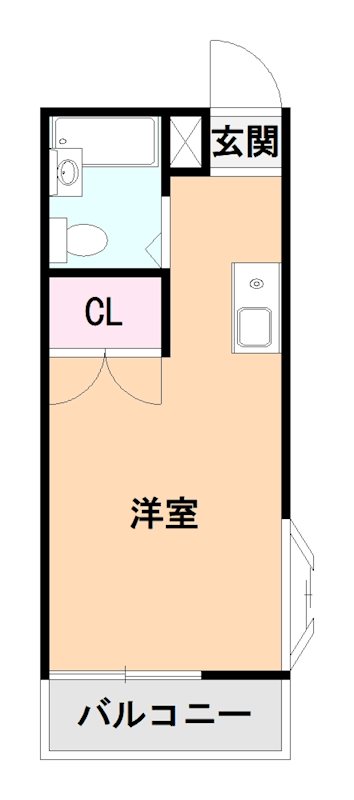 サングリエ所沢 間取り図