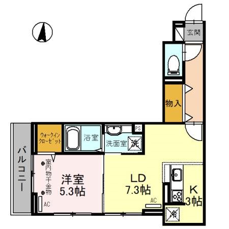 ウィングランデ 間取り図