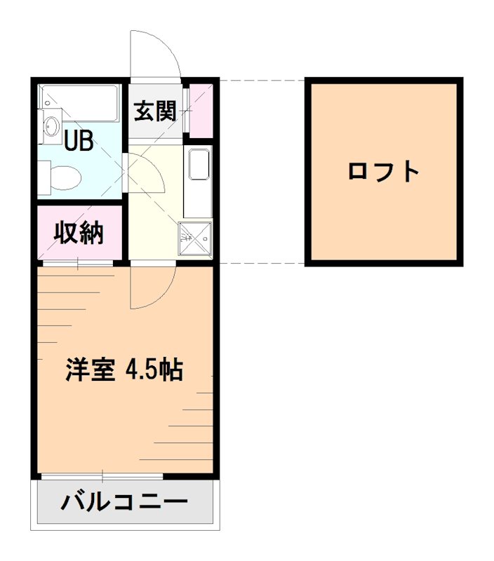 レオドリーム所沢 間取り図