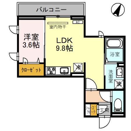 D-Sereno西所沢 間取り図