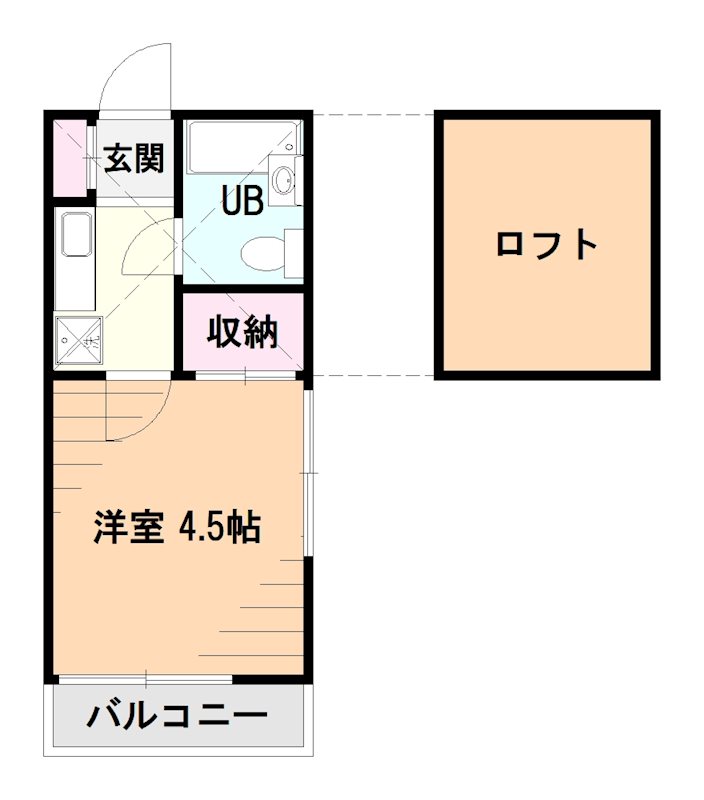 レオドリーム所沢 間取り図