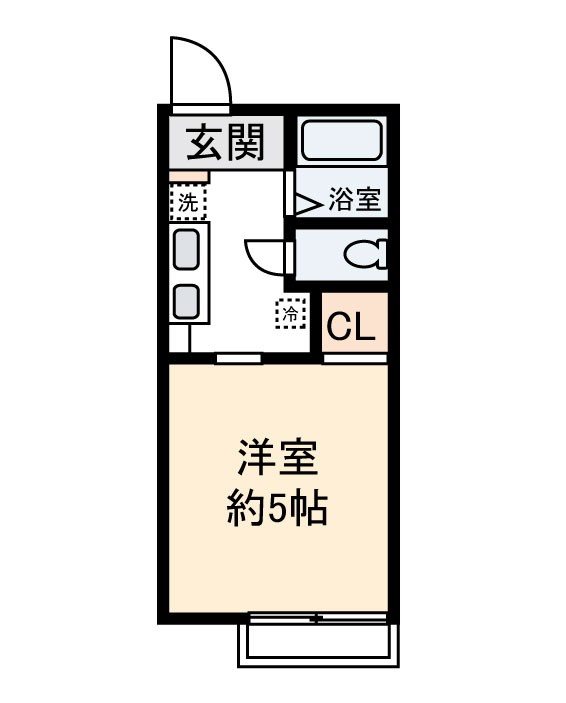 シティハイムセラピックⅣ 間取り図