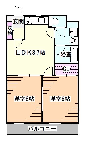 アーバン貫井 間取り図