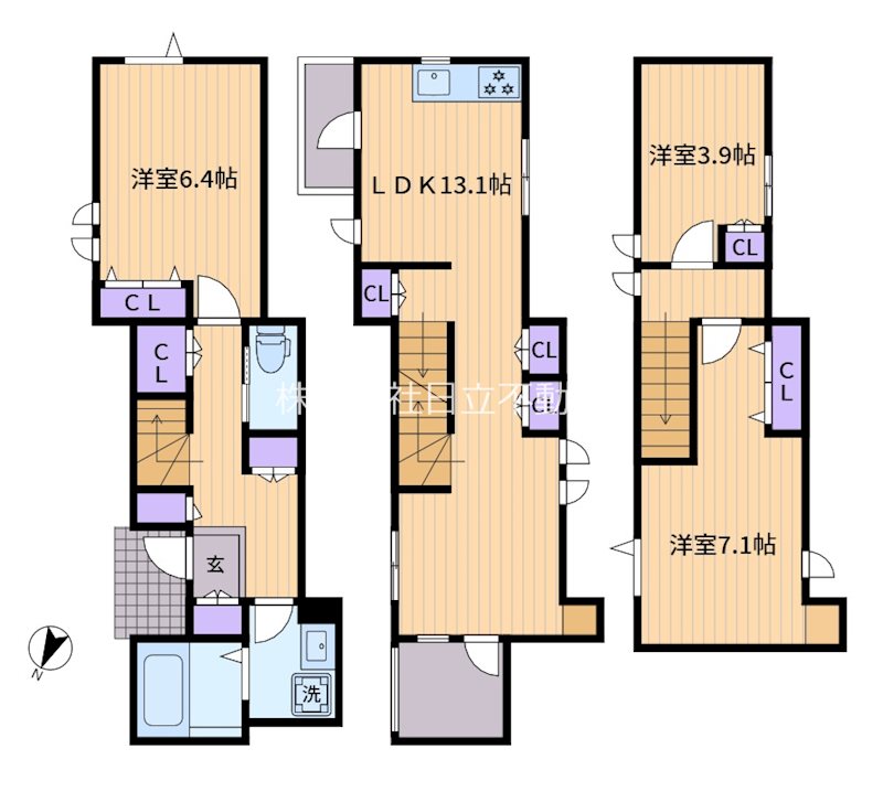 パティオA渋谷本町 間取り
