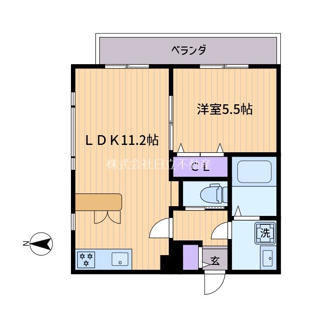 イデアルアパートメント北沢 間取り