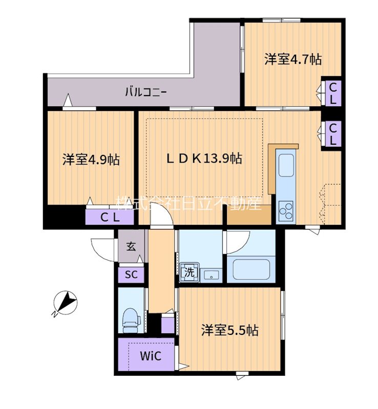 セノーテ南台 間取り