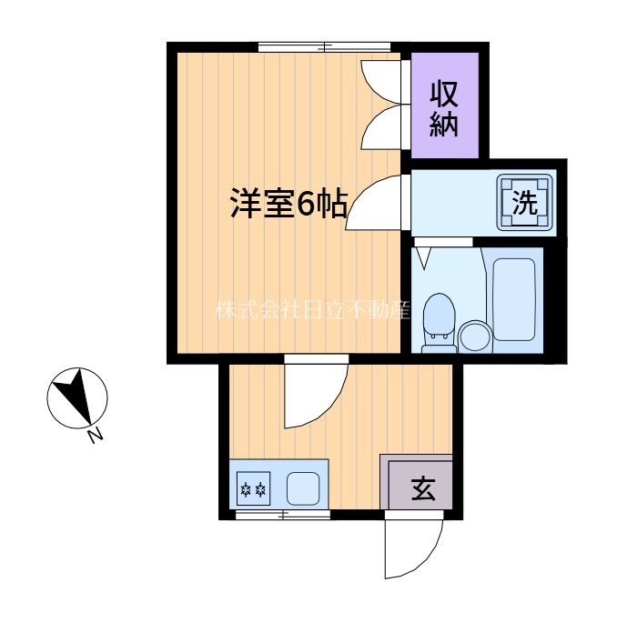 市川ハイツ南台 間取り
