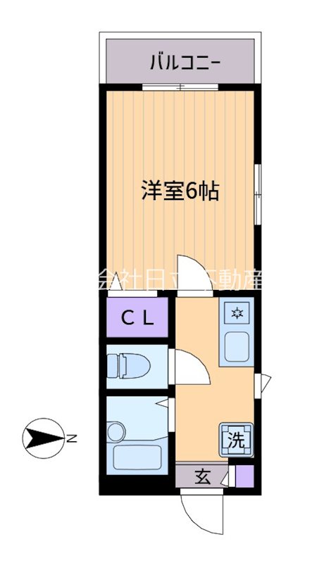 コーポオーロラ 間取り
