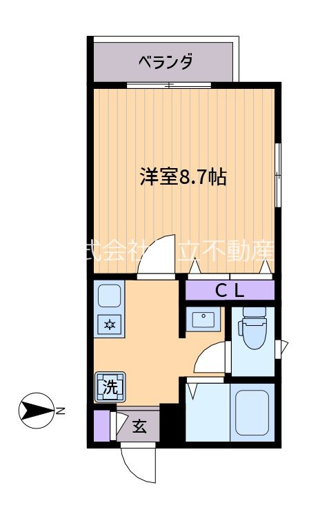 コーポオーロラ 間取り