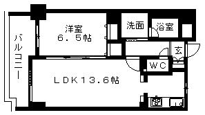 ＳＫ２０ビル 408号室 間取り
