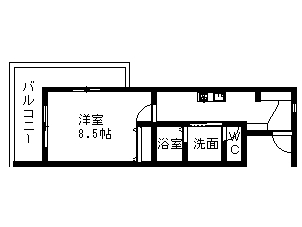 ボヌール富沢 間取り図