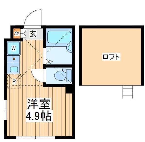 プライムテラス中央林間Ⅱ 108号室 間取り