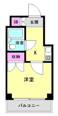 ライオンズマンション新子安第2 間取り