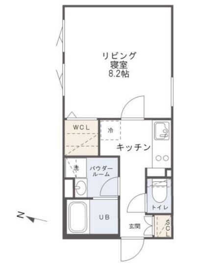 ＰＡＳＥＯ代々木 401号室 間取り