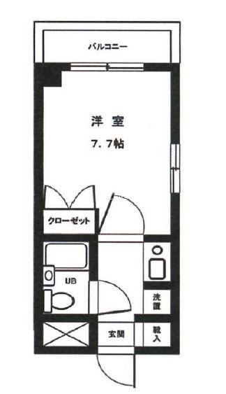 朝日八王子マンション 間取り