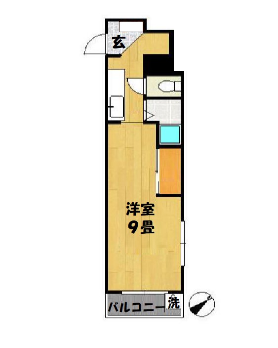 永幸マンション 401号室 間取り