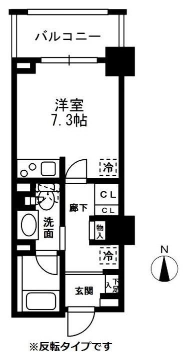 レジディア中落合B棟 602号室 間取り