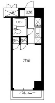 スカイコート世田谷第4 202号室 間取り