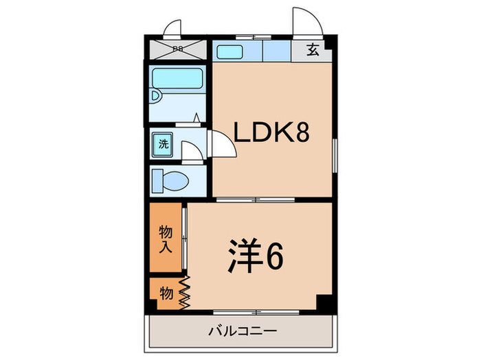 チェリーハイツ 301号室 間取り
