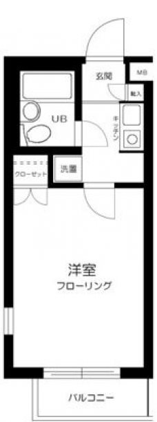 スカイコート新宿落合第3 204号室 間取り