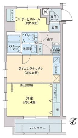 エクセシオーネお茶の水女子大前 間取り