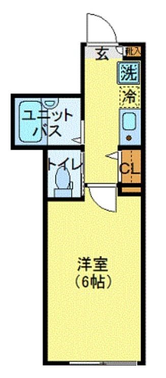 フェリーチェ経堂 205号室 間取り