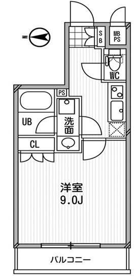 アーデン北沢 405号室 間取り