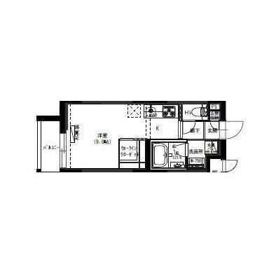 B CITY APARTMENT　SHINJUKU　NW 204号室 間取り