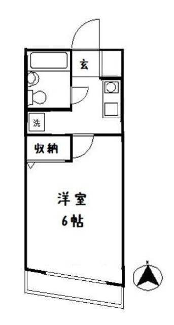 レジデンス・ド・レイーヌ 303号室 間取り