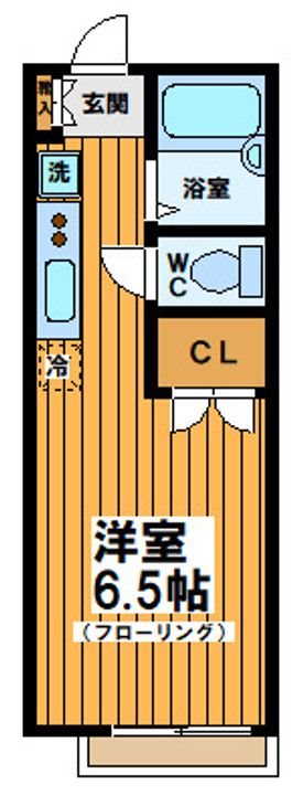 マザーグース 106号室 間取り