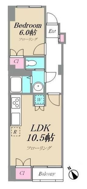 自由が丘フラワーマンション 間取り図