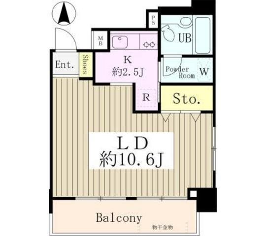 フォーレスト中村橋 701号室 間取り