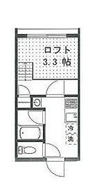 リーフテラス 203号室 間取り
