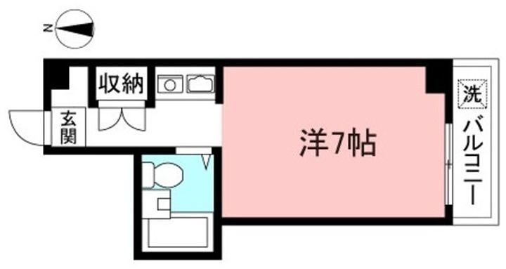 カーサフジイ 204号室 間取り