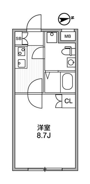アルティザ新宿落合ソノリテ 305号室 間取り