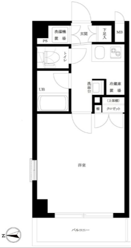 ルーブル高田馬場参番館 208号室 間取り