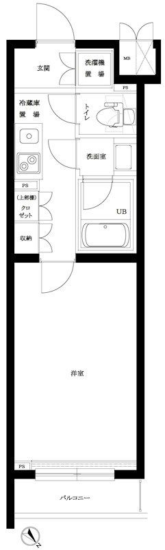 ルーブル駒沢大学参番館 306号室 間取り