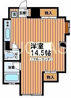 上北沢グリーンコーポ 204号室 間取り