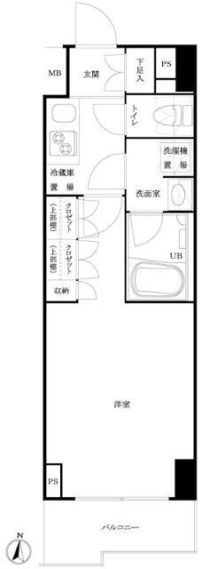 ルーブル池袋弐番館 403号室 間取り