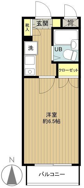 フェニックス早稲田 202号室 間取り