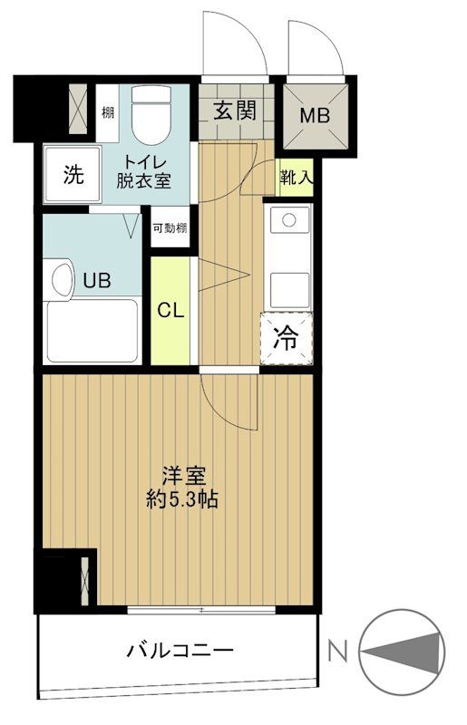 トーシンフェニックス桜上水弐番館 203号室 間取り