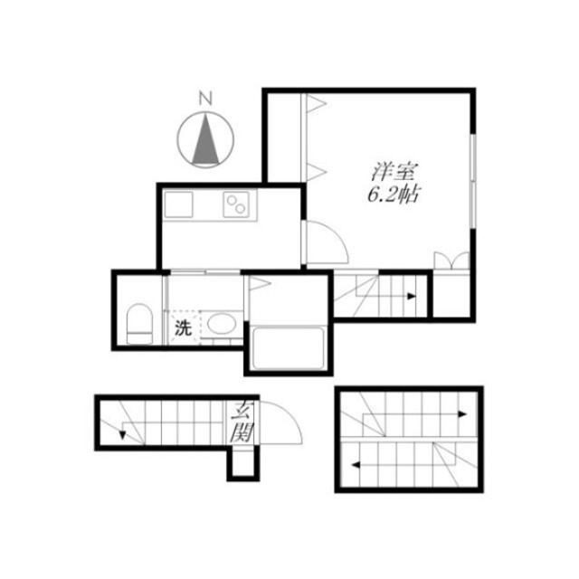 Ｄｒｅａｍｉａ東新宿 302号室 間取り