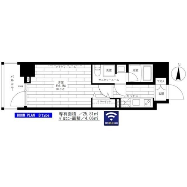 ステージグランデ錦糸町Ⅱ 306号室 間取り
